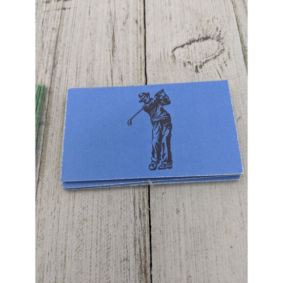 Vintage 1998 Monopoly Game Golf Edition Replacement Cards Putter Driver Cards - Picture 2 of 5